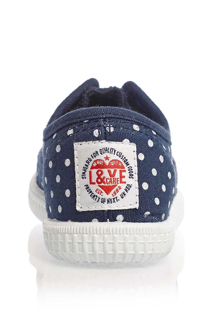 Next - Laceless Low-Top Navy Spot