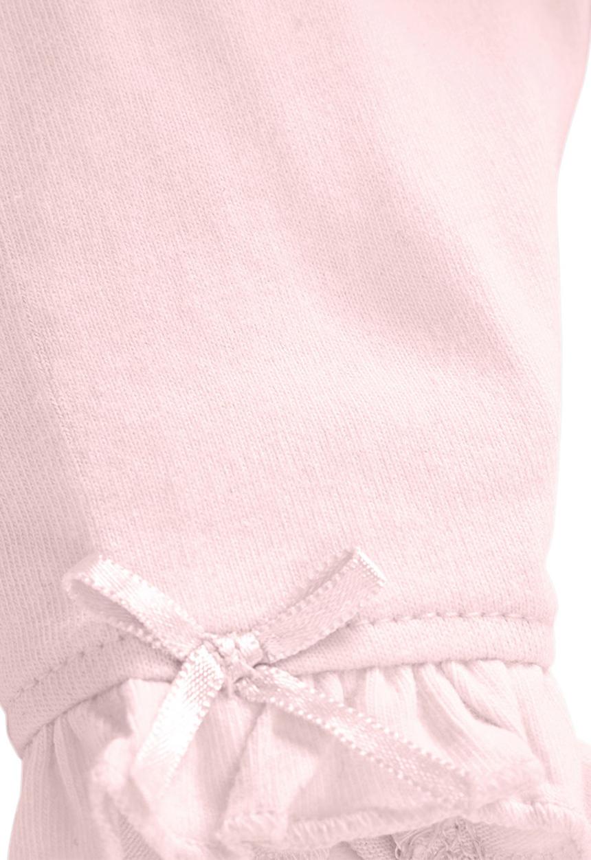Next - Marl Bunny Printed Tunic Leggings And Headband 3-Piece Set Pale Pink