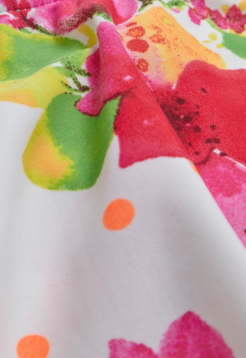 Next - White Floral Bikini Multi-Colour