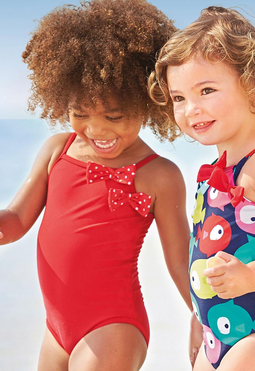 Next - Bow Swimsuit Red