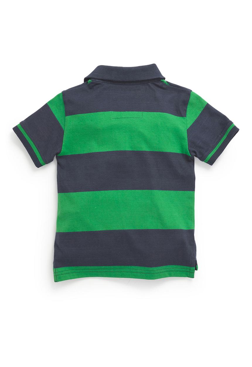 Next - Short-Sleeve Stripe Polo Shirt Multi-Colour