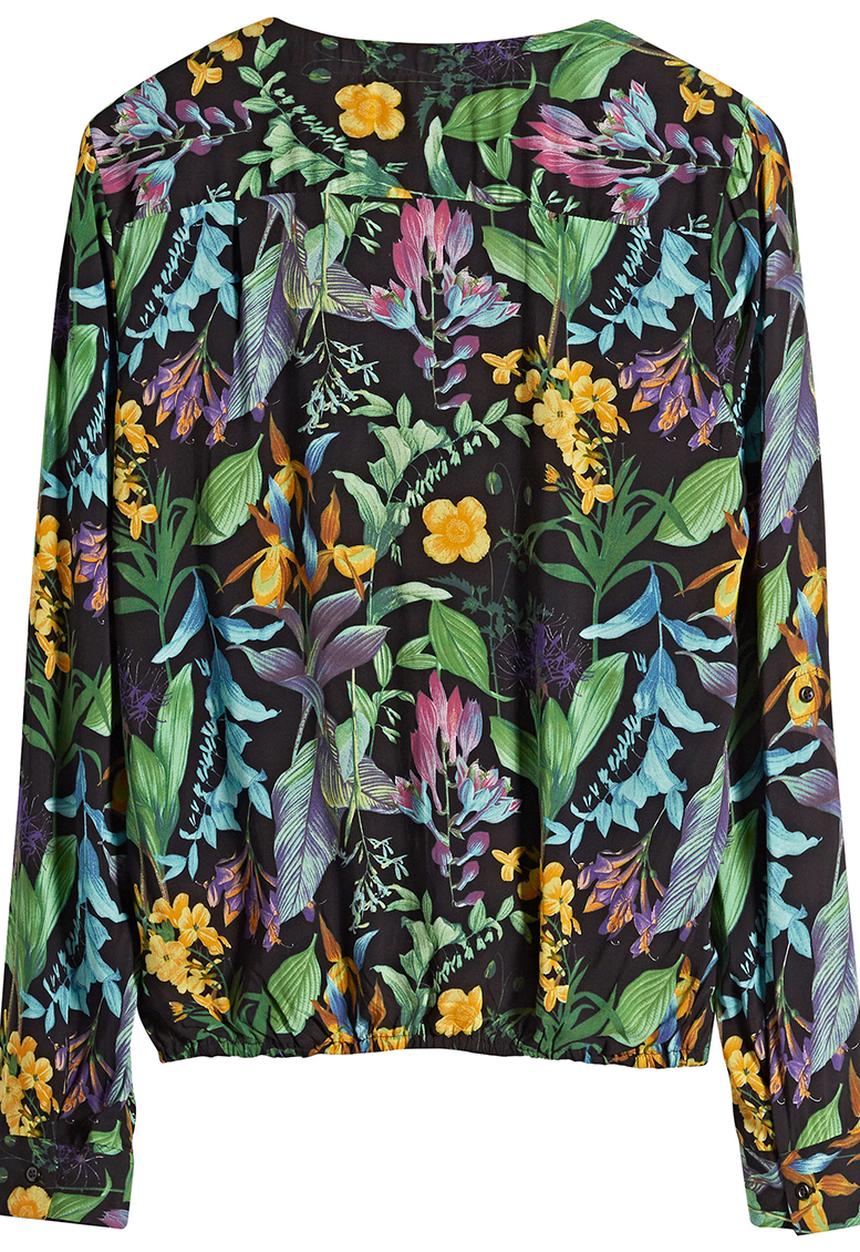 Next - Botanical-print Wrap Blouse Multi-colour
