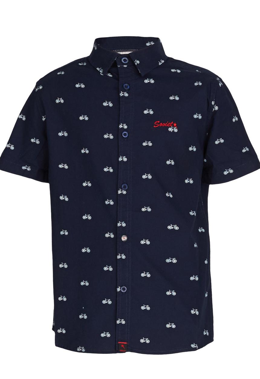 SOVIET - Printed Shirt Navy