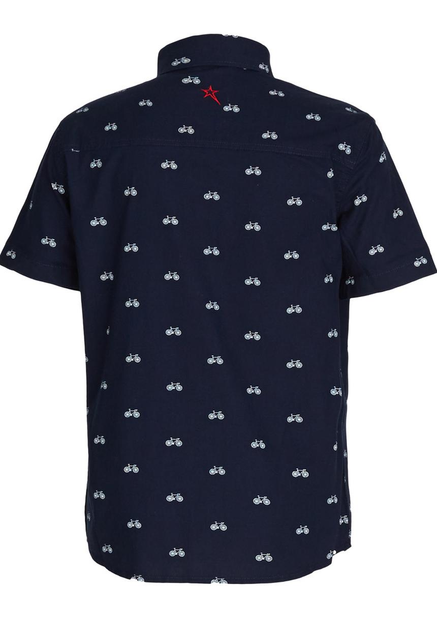 SOVIET - Printed Shirt Navy