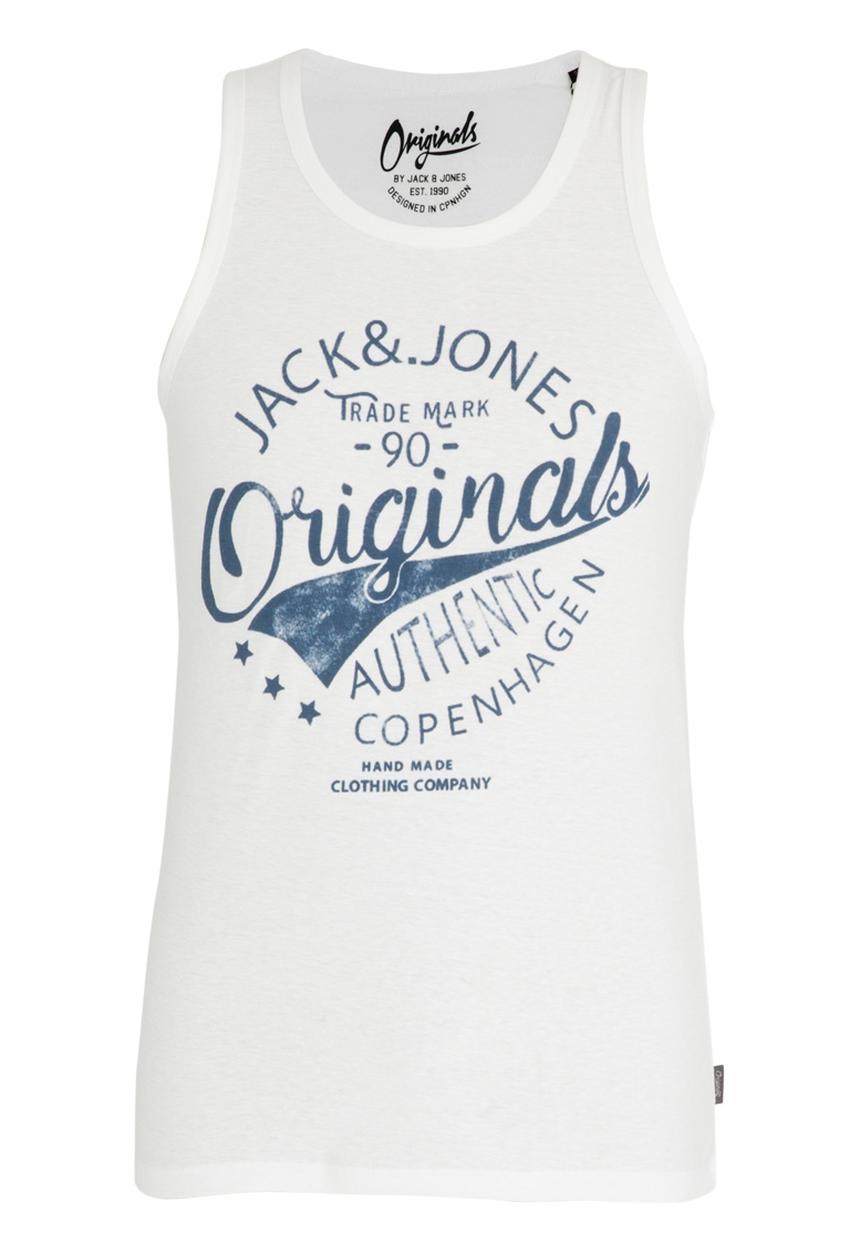 Jack & Jones - Statement Tank Top White
