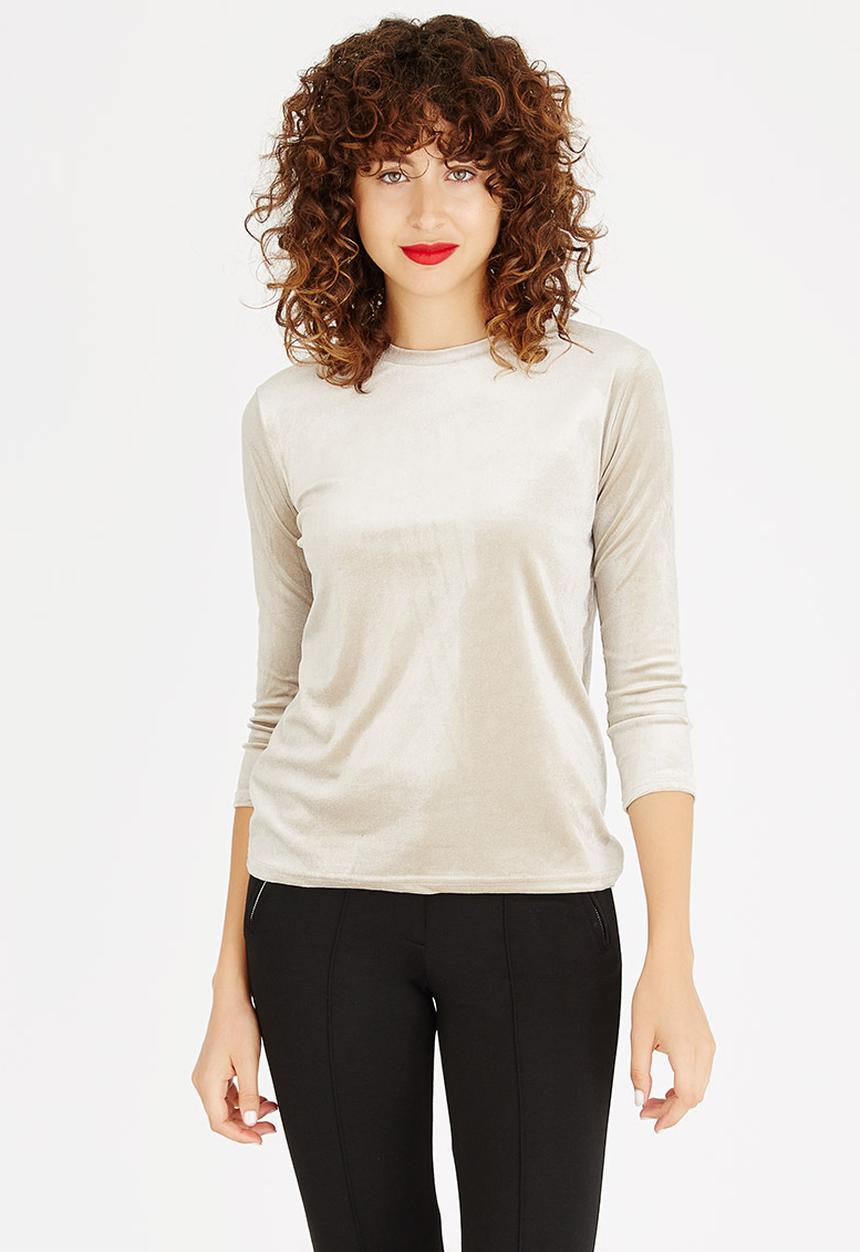 edit - Velvet T-shirt Cream