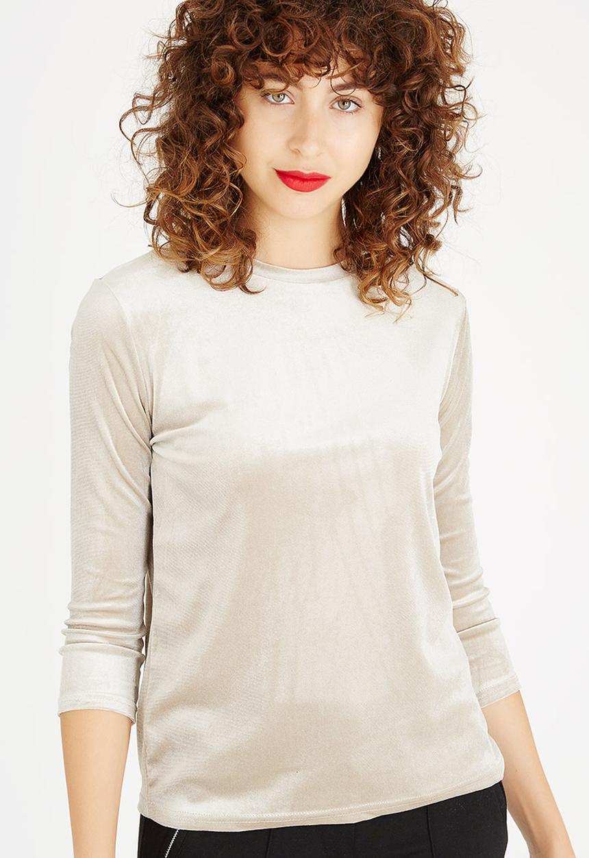 edit - Velvet T-shirt Cream