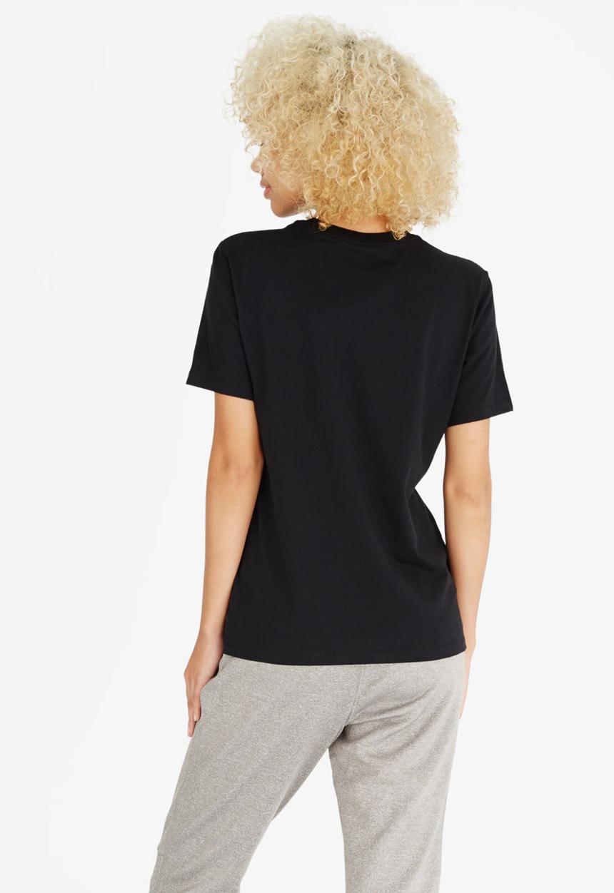 Converse - Metallic Crew Tee Black