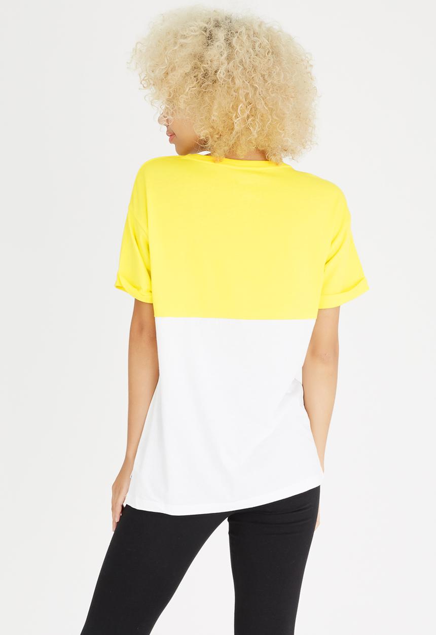 Converse - Colourblock Logo Tee Yellow