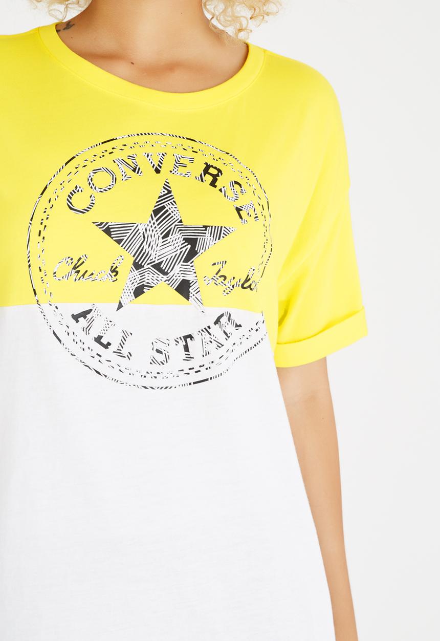 Converse - Colourblock Logo Tee Yellow
