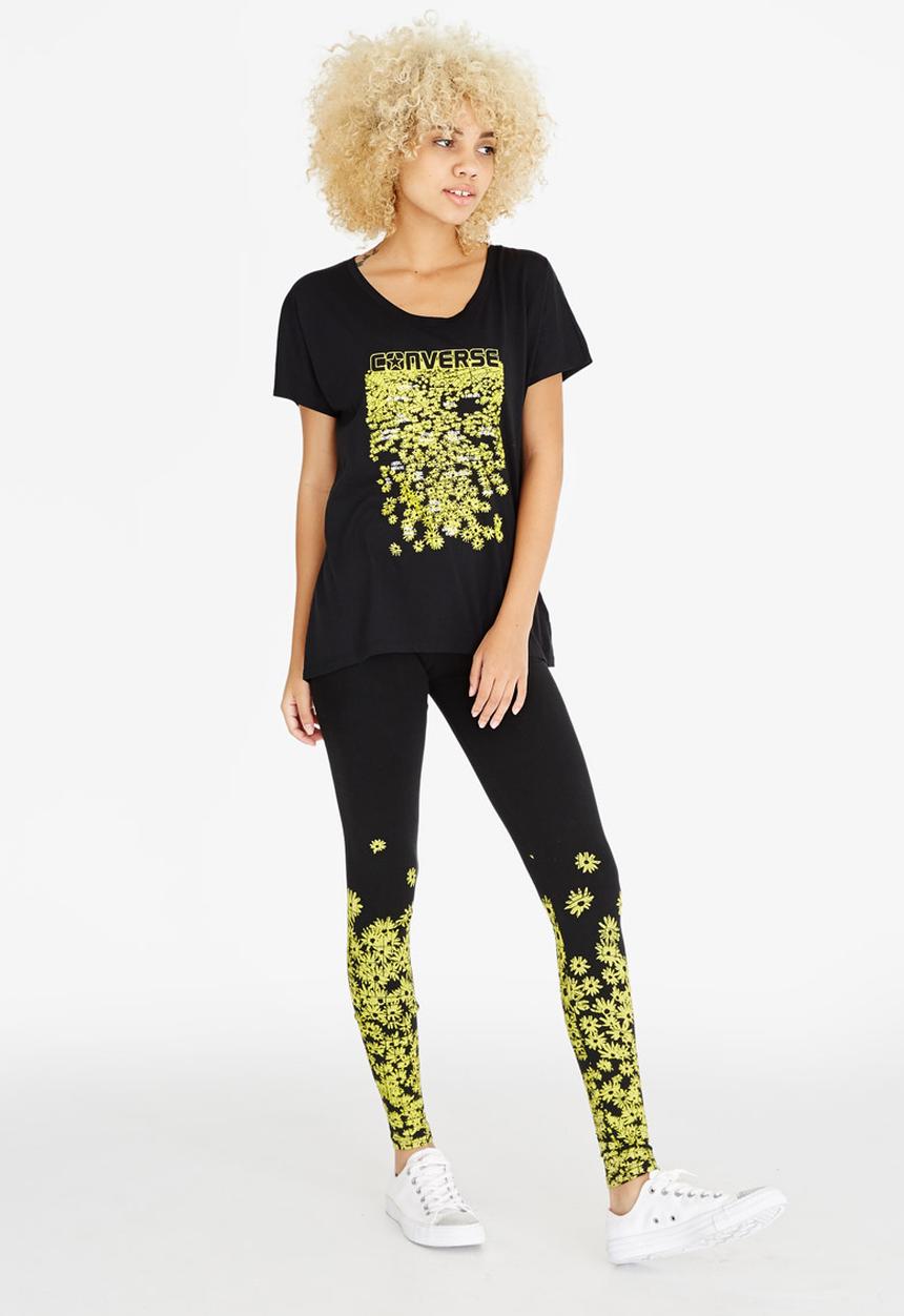 Converse - Daisy Femme Tee Black