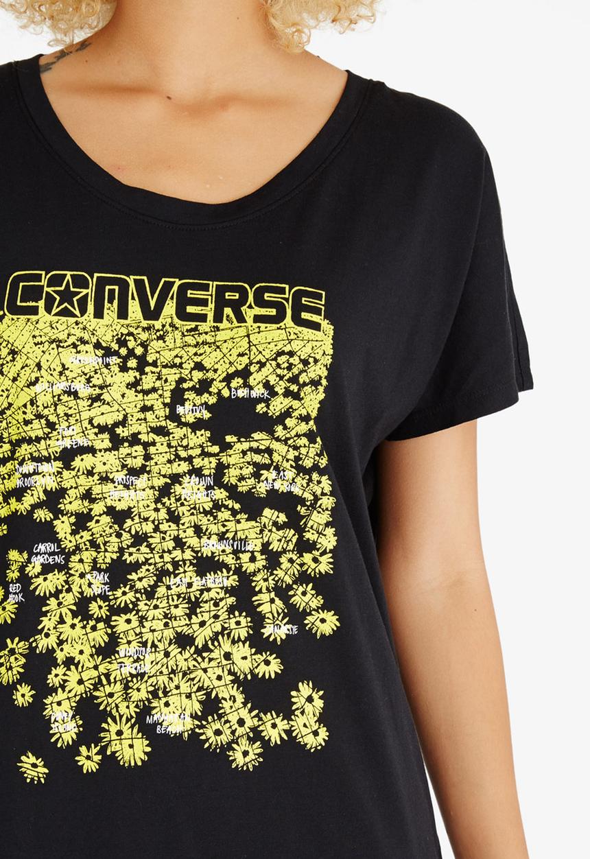 Converse - Daisy Femme Tee Black