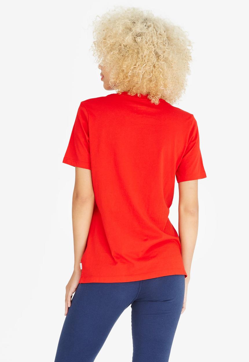 Converse - Metallic Crew Tee Red
