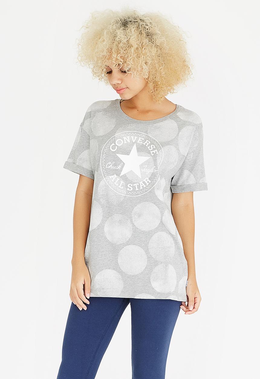 Converse - Big Dot Easy Crew Tee Grey