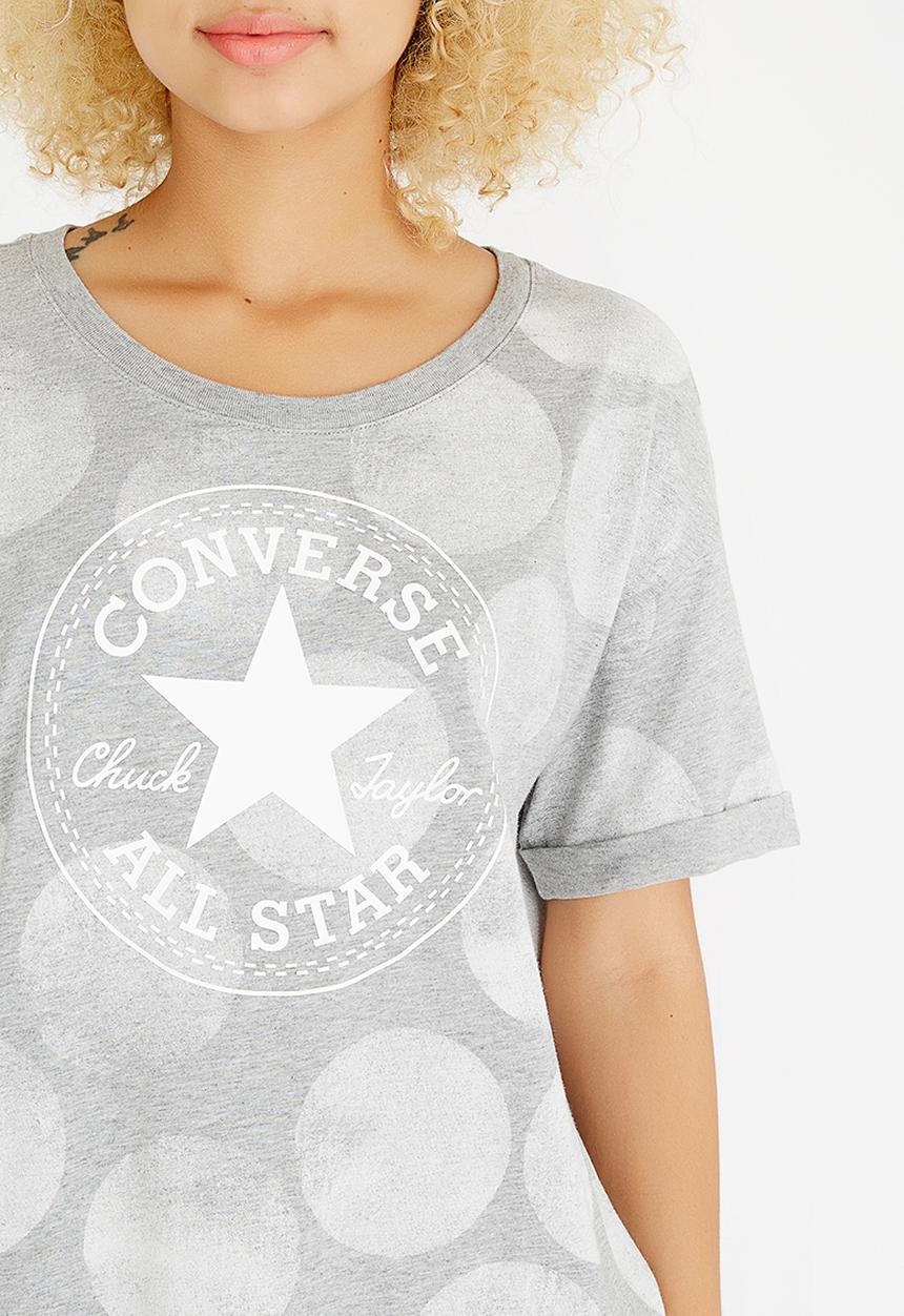 Converse - Big Dot Easy Crew Tee Grey