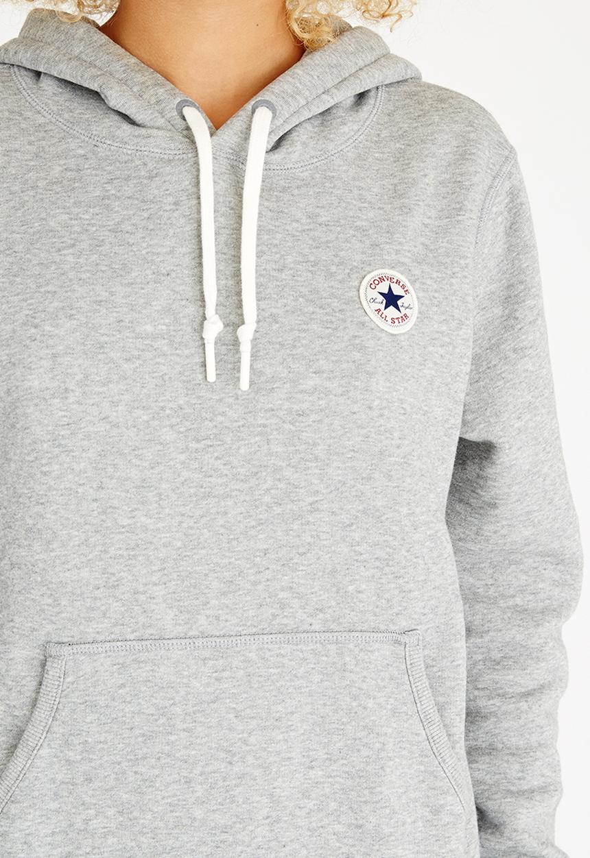 Converse - Popover Hoodie Grey