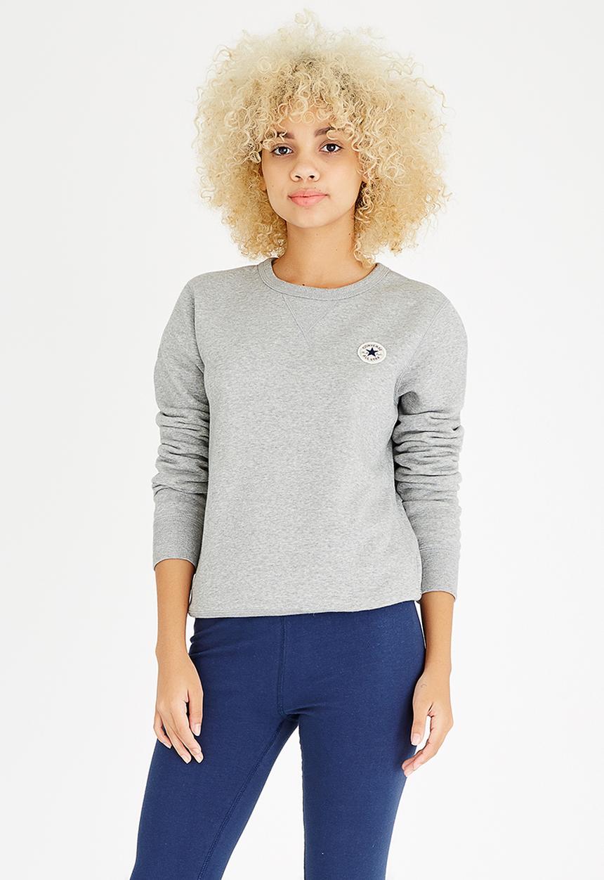 Converse - Core Crew Sweatshirt Grey