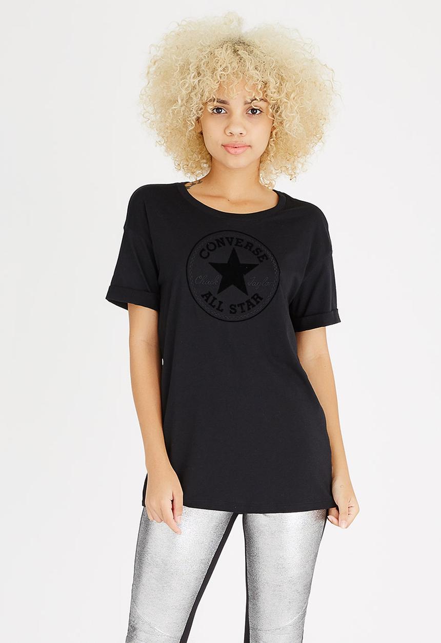 Converse - Elevated Easy Crew Tee Black