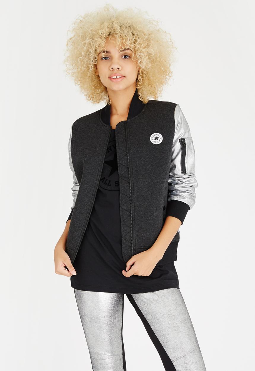 Converse - Neoprene Bomber Jacket Black