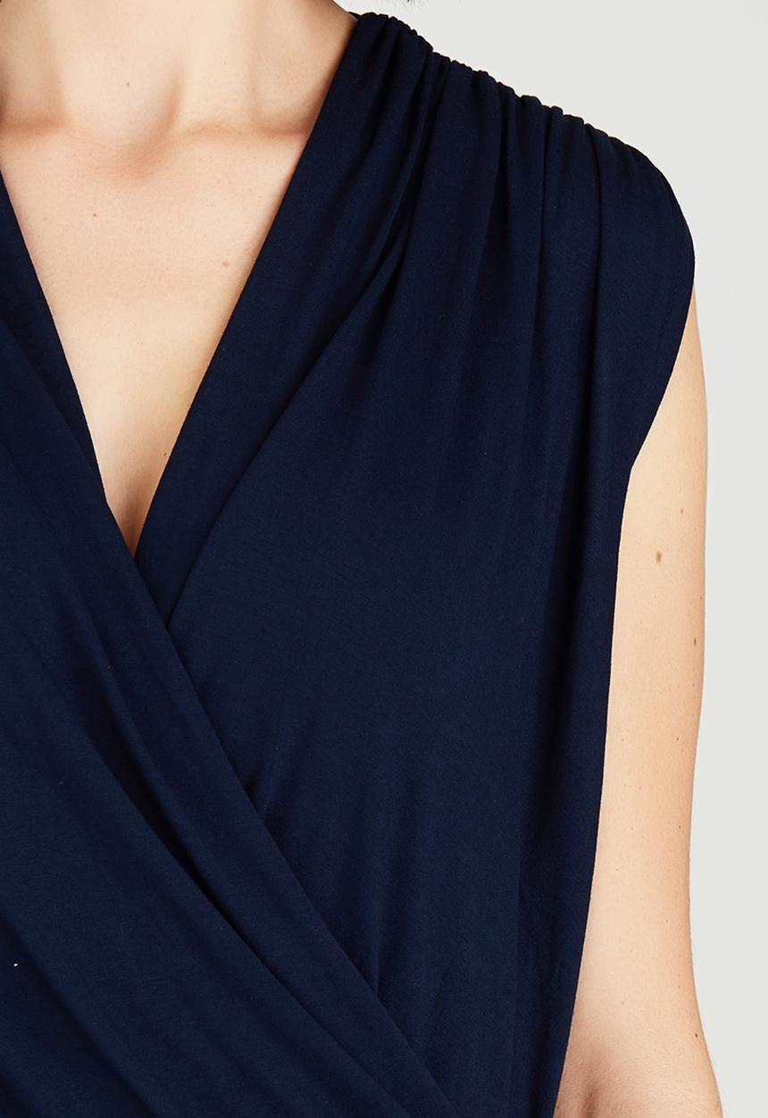 edit - Cross-over Top Navy