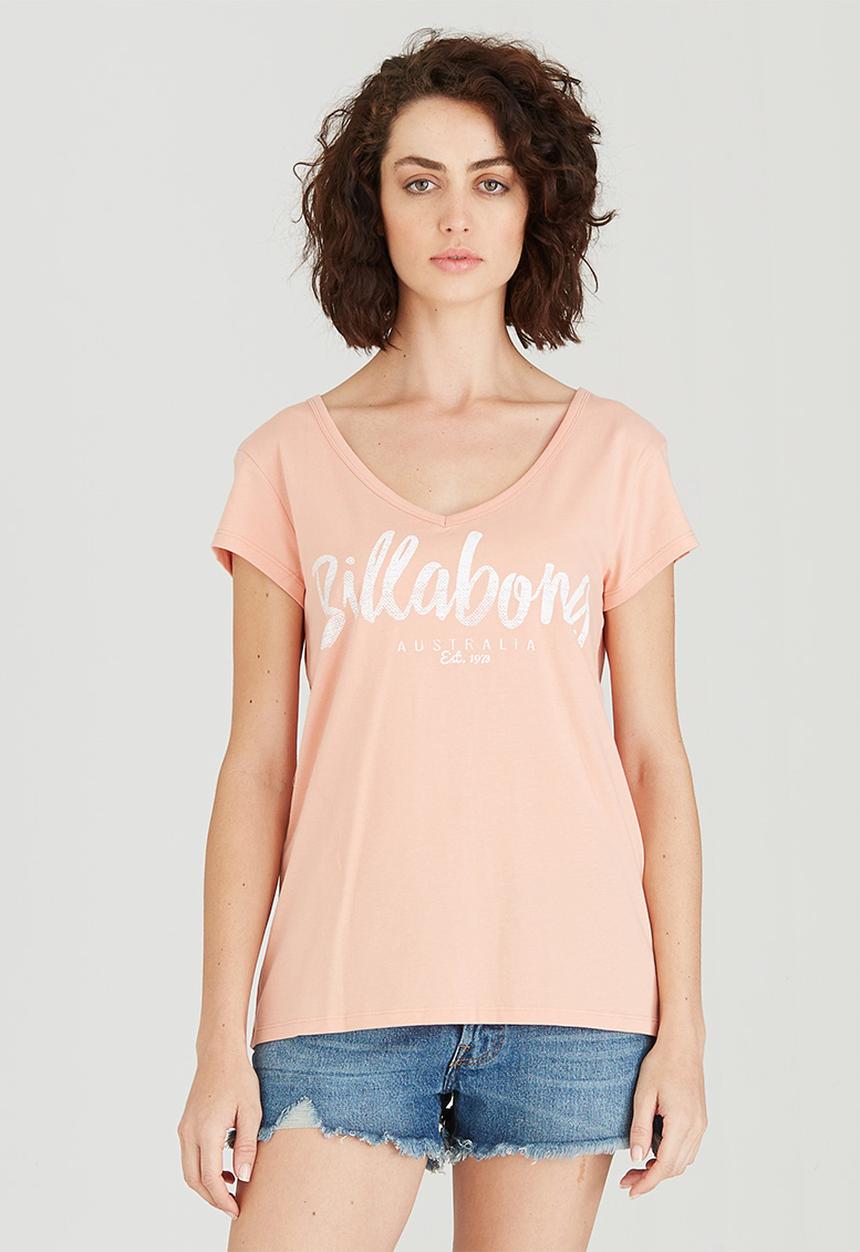 Billabong  - Sea Legend V-scoop Tee Coral