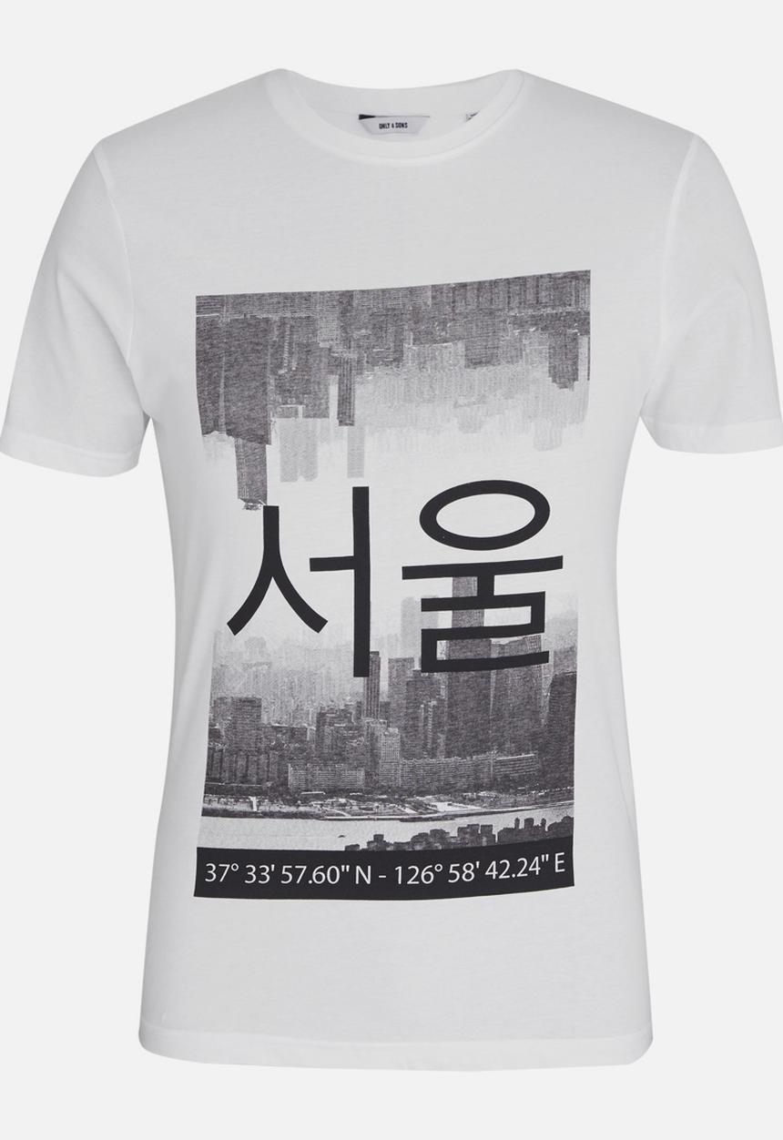 Only & Sons - Stuart Crew Neck Tee White