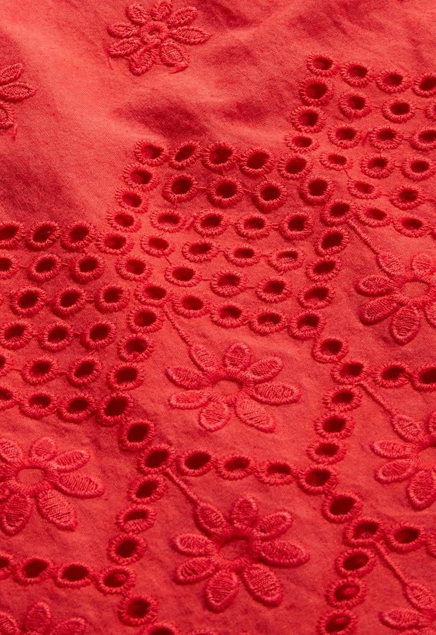 Next - Scallop-hem Cami Red