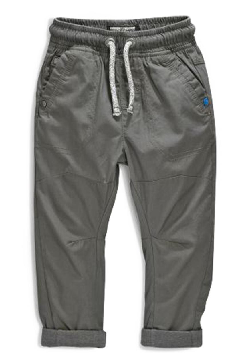 Next - Lined Pull On Trousers Mid Grey