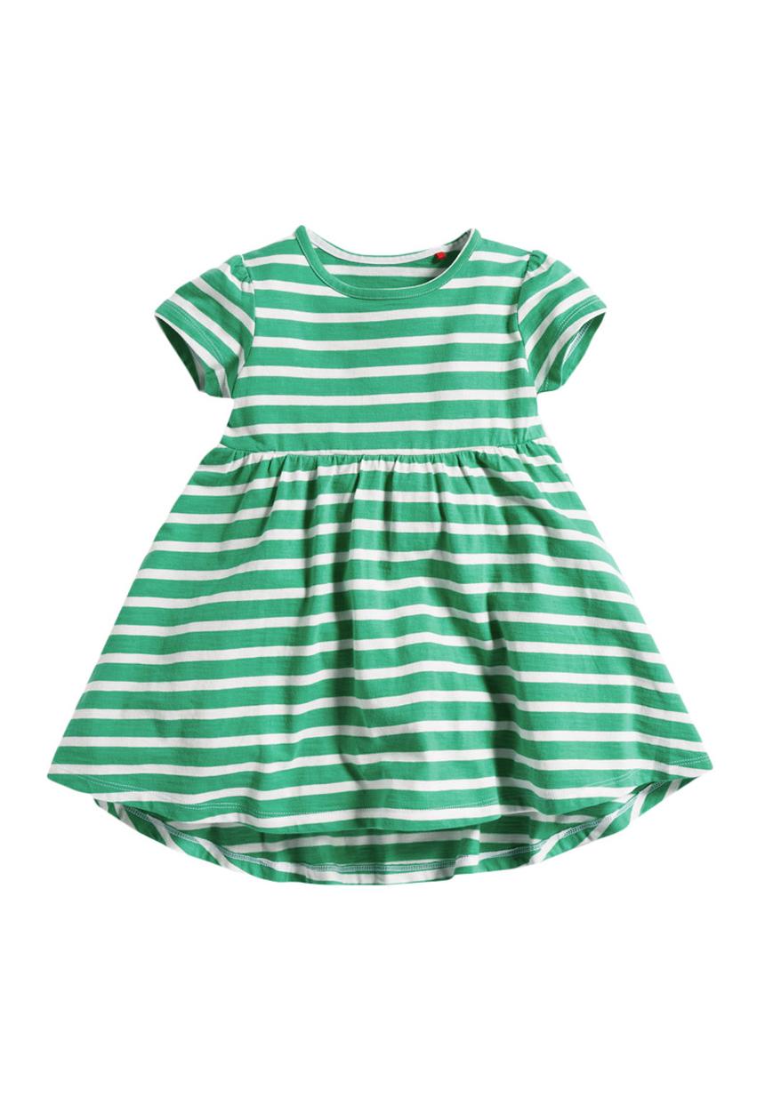 Next - Striped Tunic Dress Mid Green