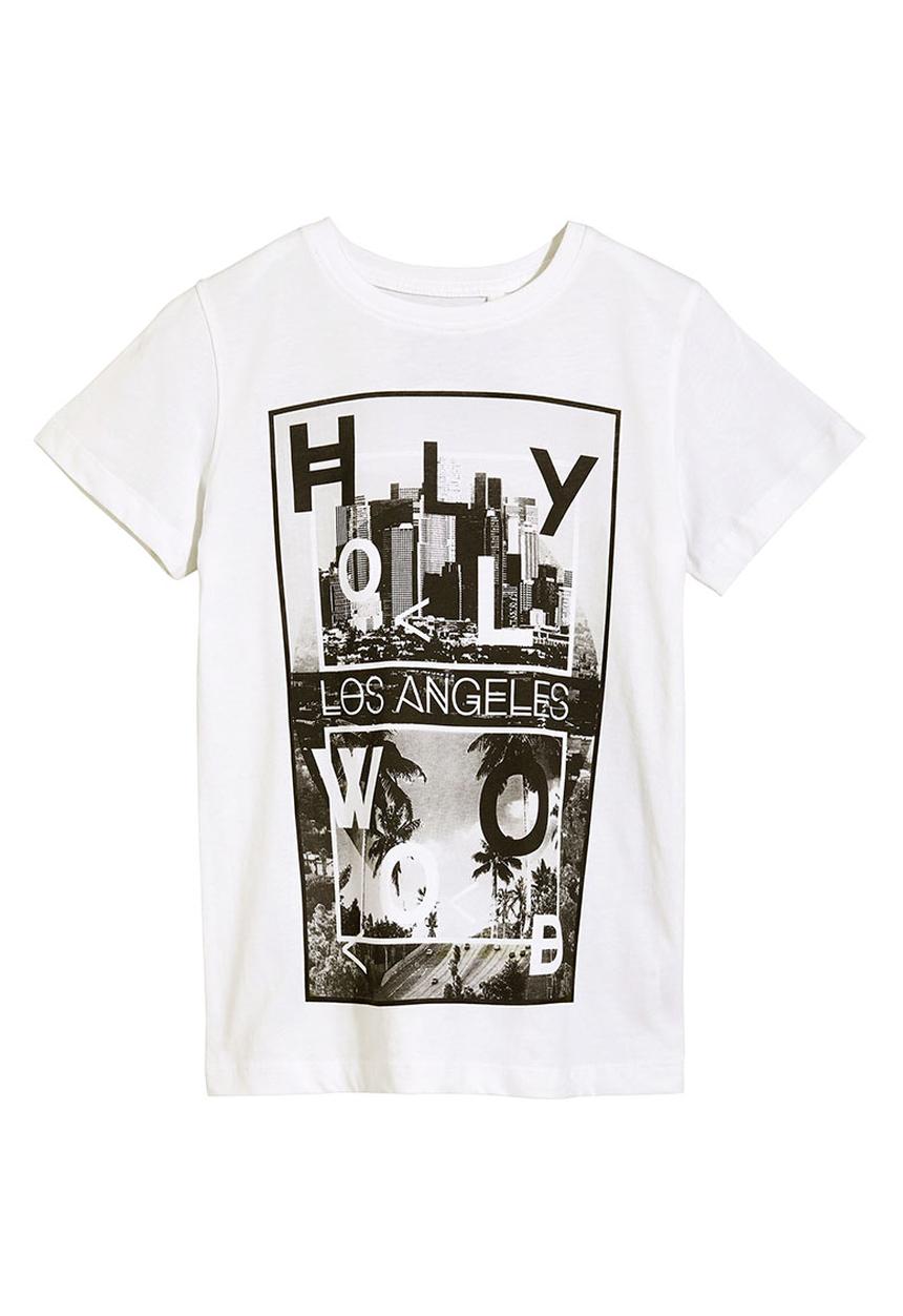 Next - Hollywood Print T-shirt Black and White