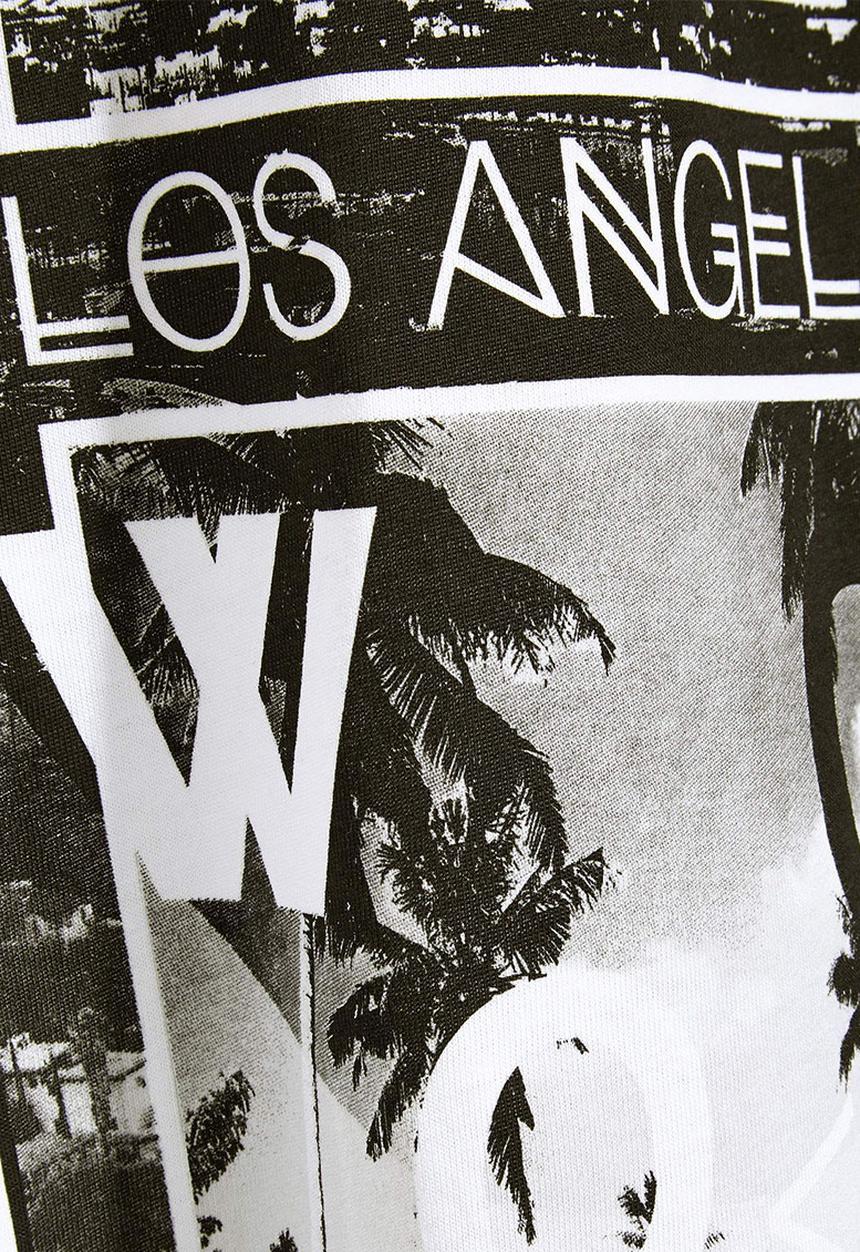 Next - Hollywood Print T-shirt Black and White