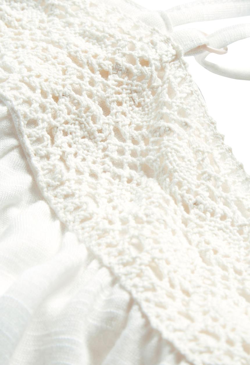 Next - Off-the-shoulder Lace Top Milk