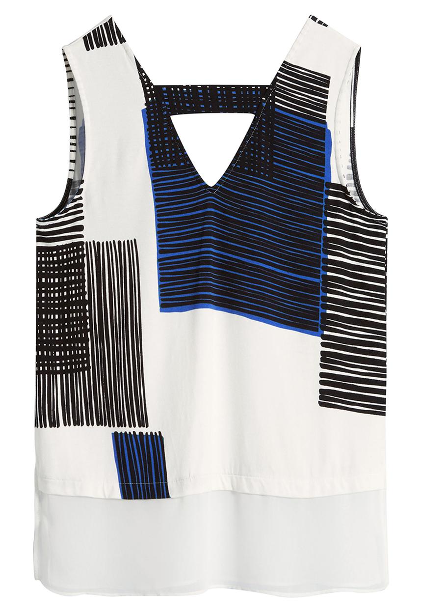Next - Printed Cami Black/White Black and White