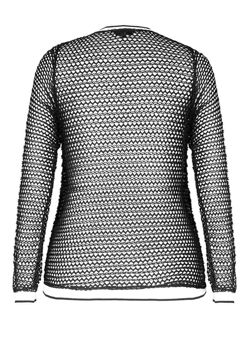 City Chic - Sports Star Top Black/White