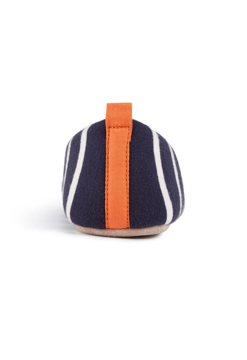 Next - Striped Ballerina Slippers