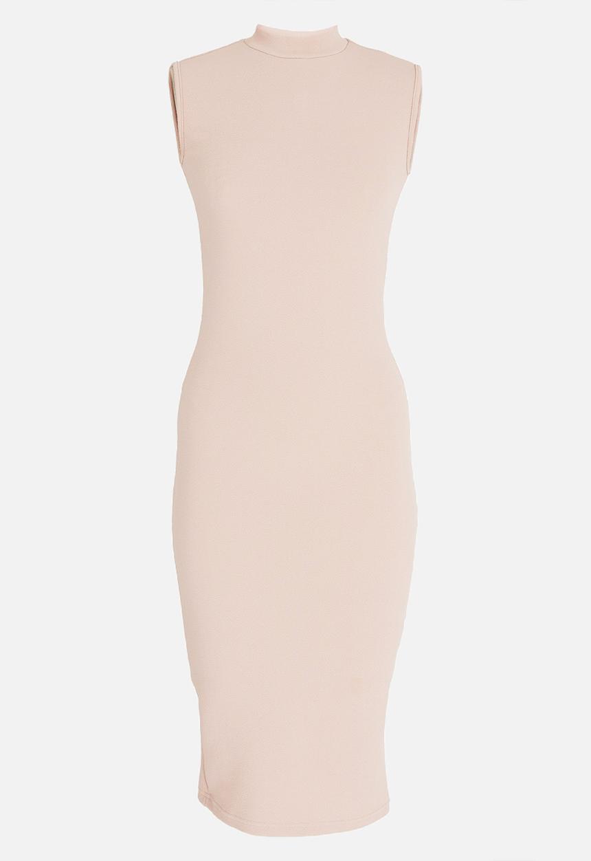 c(inch) - High Neck Bodycon Dress Rose