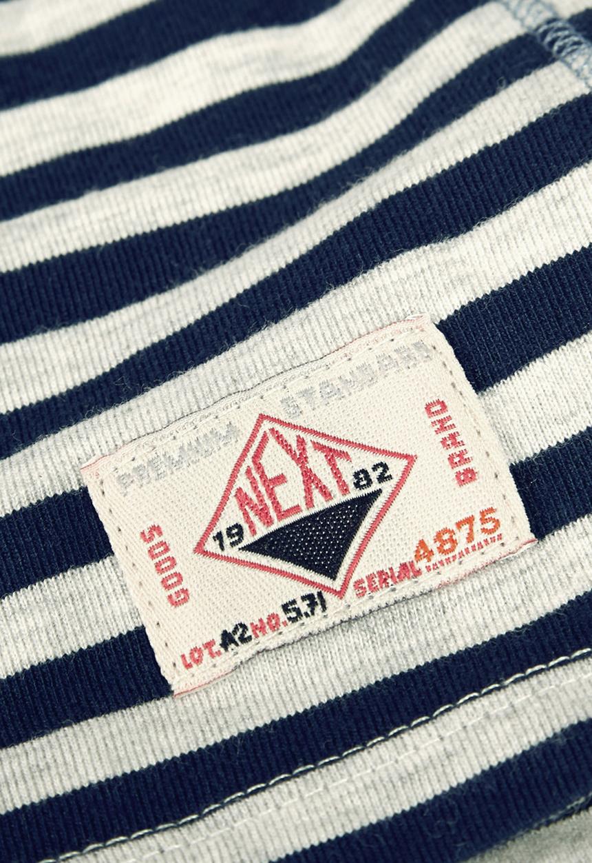 Next - Stripe T-shirt Blue/Grey