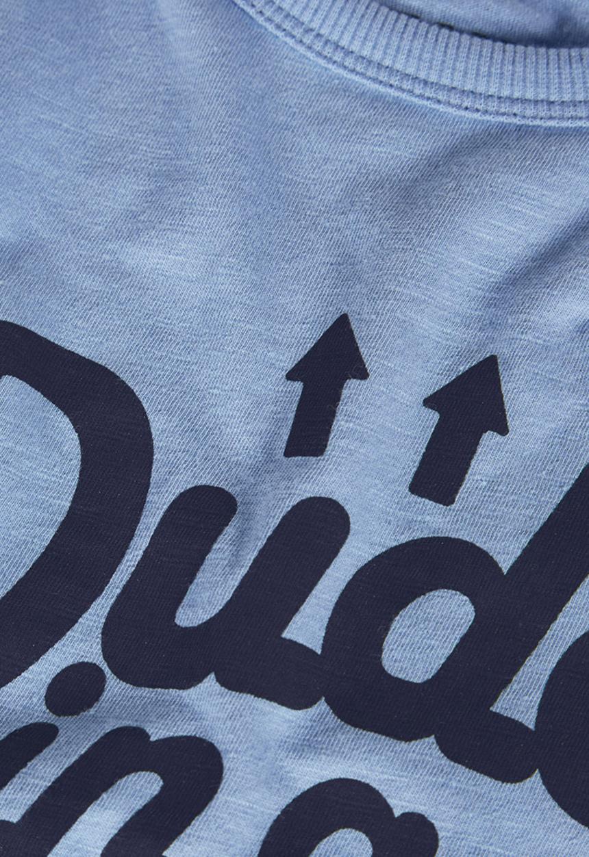 Next - Blue dude t-shirt Mid Blue