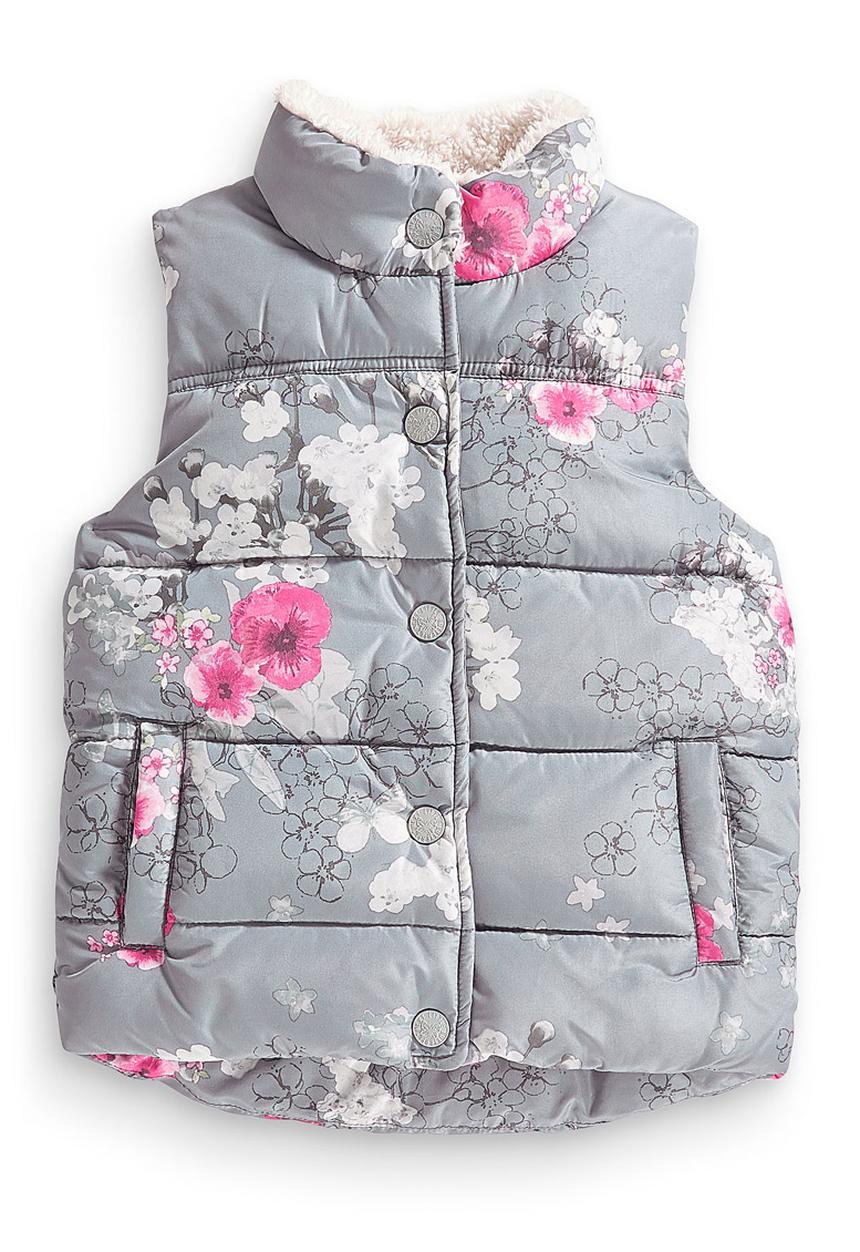 Next - Floral Gilet Grey