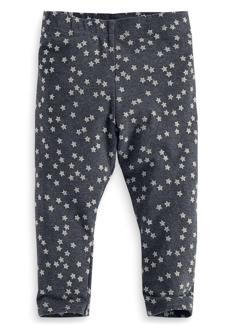 Next - Glitter star leggings Mid Grey