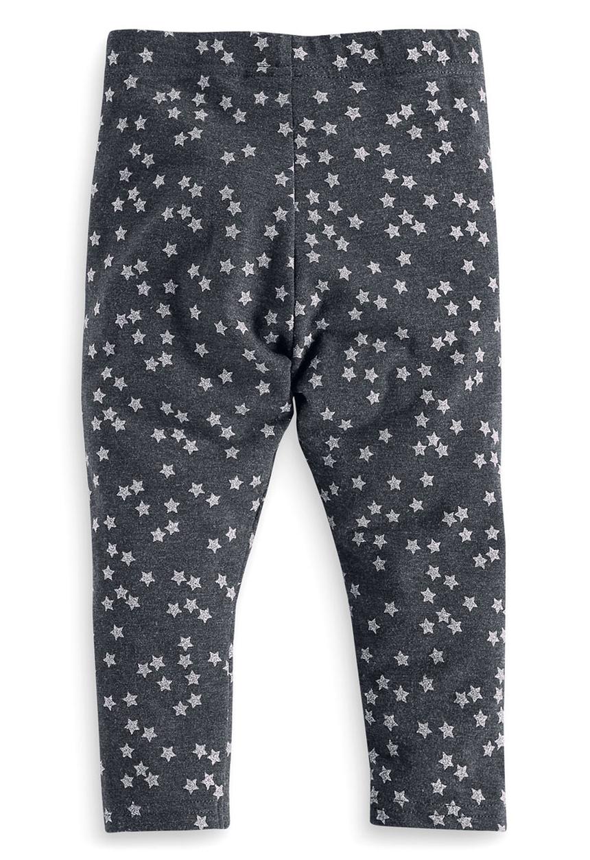 Next - Glitter star leggings Mid Grey