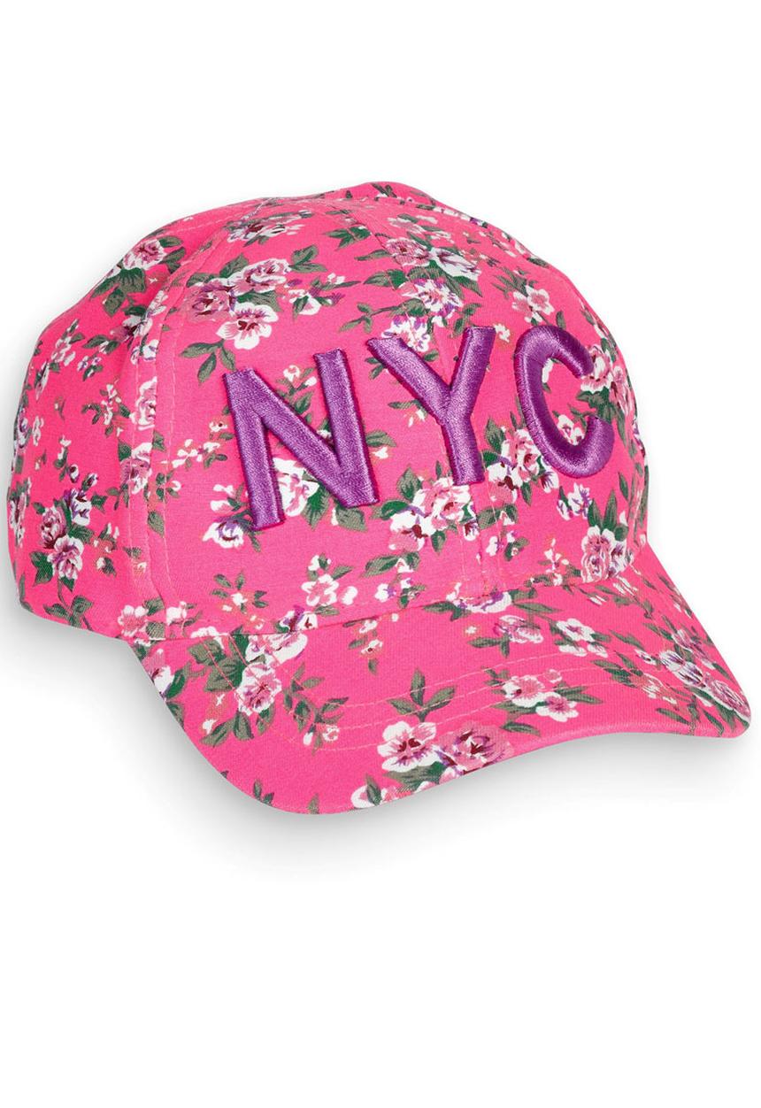 Next - Floral NYC Cap Blue/White Blue and White