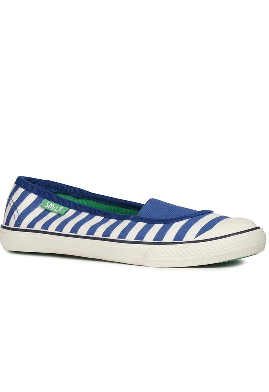 Next - Printed Pumps Blue/White Blue and White