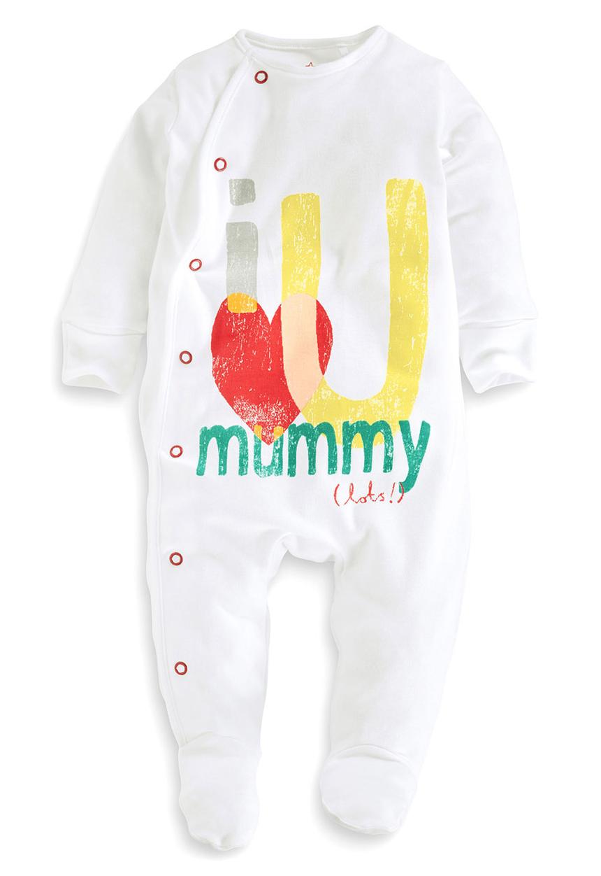 Next - I Love Mummy Sleepsuit Multi-colour