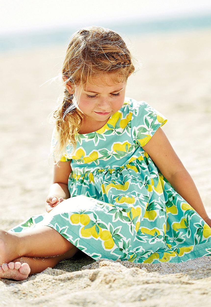 Next - Lemon Print dress Multi-colour