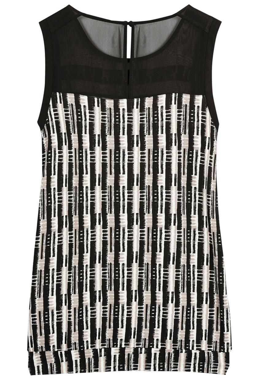 Next - Print Fabric Mix Shell Black/White