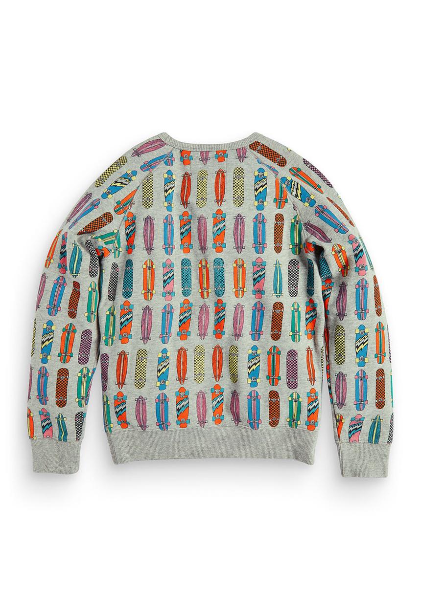 Next - Skateboard-print Crew Multi-colour