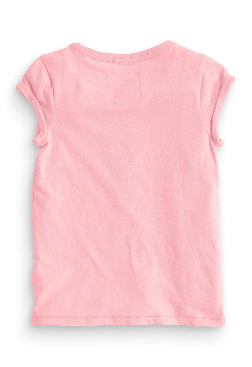 Next - Pink heart t-shirt Mid Pink