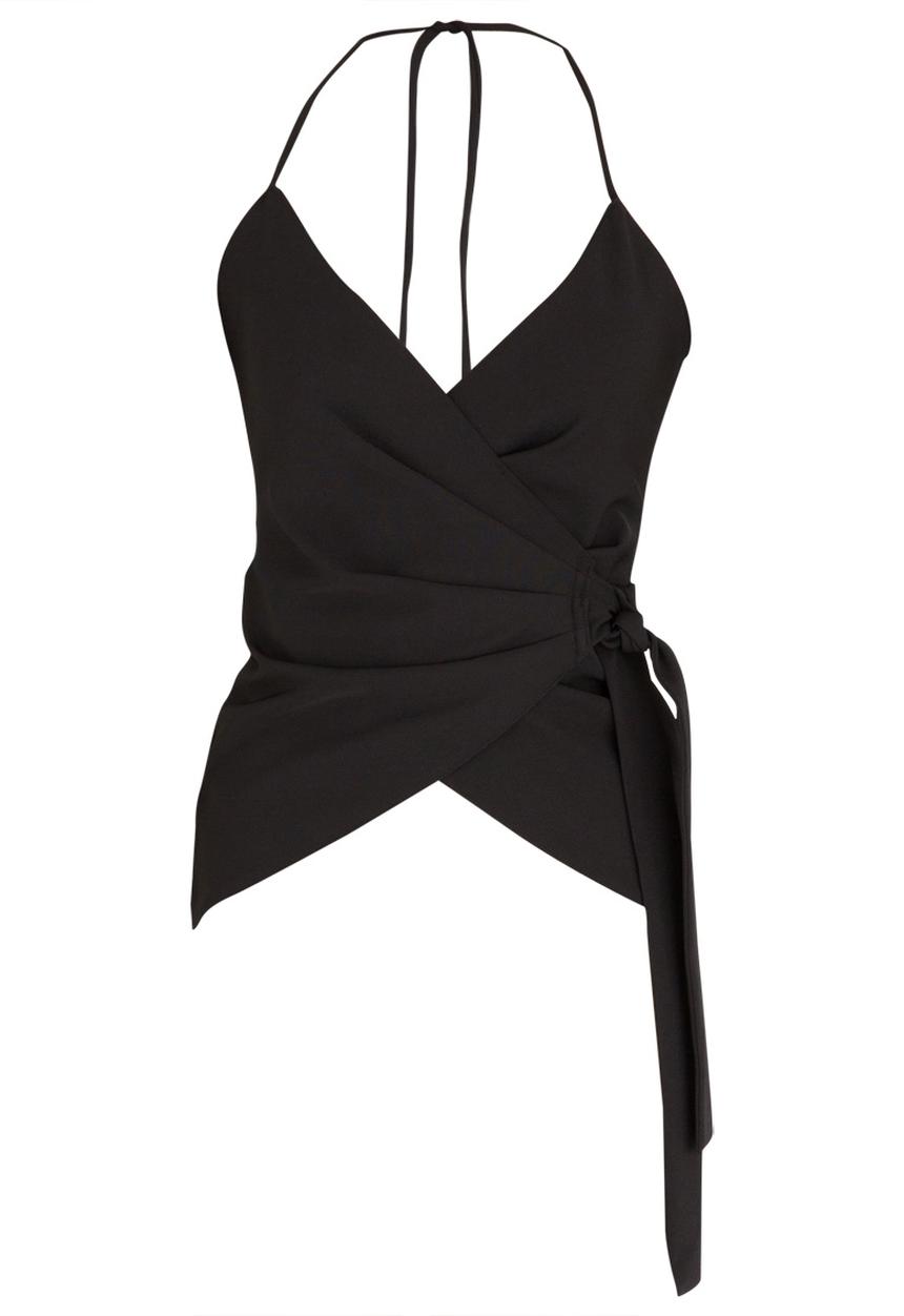 Droomer - Side Wrap Top Black