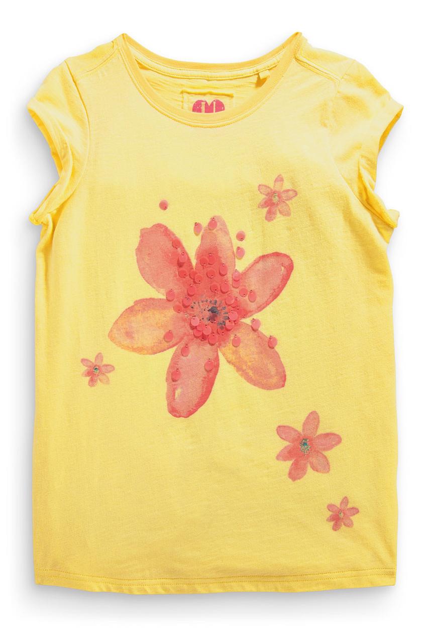 Next - Yellow flower t-shirt Yellow